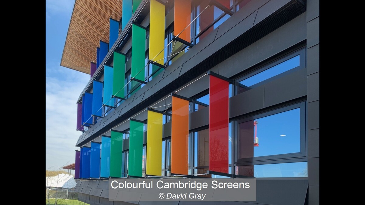 Colourful Cambridge Screens